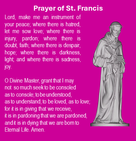 Prayer of St Francis